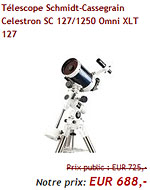 Télescope Schmidt-Cassegrain Celestron SC 127/1250 Omni XLT 127 