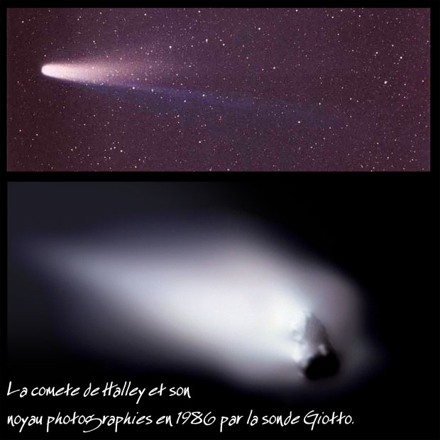 comète Halley par Giotto
