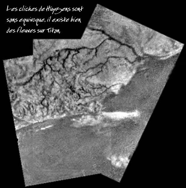 fleuves sur Titan
